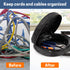 14 Inch Jumper Cable Bag,Tools Cable Bag, Cable Storage Organizer With Exterior Pocket For EV Charging Cables for Electric Vehicles,Extension Cabl...