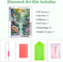 MOGTAA Butterfly Diamond Art Painting Kits for Adults, Full Drill Flowers Diamond Painting Kits for Beginners, DIY 5D Landscape Diamond Dots Kits ...