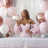 2 Pack Rose Gold Table Cloths for Parties Disposable Plastic Tablecloth for Birthday, Baby Shower Party Table Cover for Rectangle Tables 54 x 108 ...