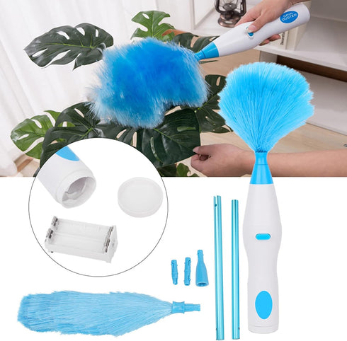 KIMISS Hand Duster for Cleaning, 180° Bendable Electric Feather Duster Window Blinds Furniture Cleaning Tool for Mini Blind...