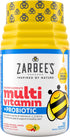 Zarbee's Kid's Complete Daily Multivitamin + Probiotic Gummies with Vitamins A B C D E & zinc for Digestive Health Easy To Chew, Natural Fruit 70 ...