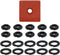10+10 Sets 3/8" & 1/2" Impact Wrench Retainer Rings with O-ring, Fit For Electric/Pneumatic Wrench, Including Anvil Retaining Ring Install Tool (R...