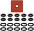 10+10 Sets 3/8" & 1/2" Impact Wrench Retainer Rings with O-ring, Fit For Electric/Pneumatic Wrench, Including Anvil Retaining Ring Install Tool (R...