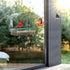Clear Window Bird Feeder with 4 Strong Suction Cups and Detachable Seed Tray, Acrylic Birds Feeders for Outside Mounted Viewing Wild Birds Bird Ho...
