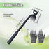 2Pcs Gardening Hand Weeder Tools, 2024 New Weeding Artifact Uprooting Weeding Tool, Manganese Steel Weed Removal TooL, 6 Teethes Dual Purpose Manu...