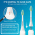 Toothbrush Replacement Heads Compatible with 7AM2M AM101/AM105 Electric Toothbrush, 16 Pack Soft Brush Bristles...