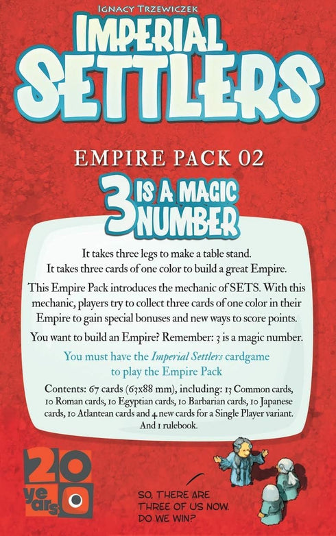 Imperial Settlers 3 is A Magic Number Board Game...