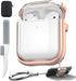 Valkit Compatible Airpods 2nd Generation Case Cover Clear with Lock & Cleaner Kit, Airpods Case 2nd Gen with Keychain Soft Shockproof iPods 2/1 Pr...