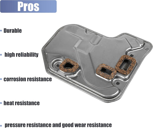 X AUTOHAUX 35330-30070 3533030050 Transmission Filter Oil Pan for Lexus GS 300 GS 400 GS 430 IS 300 LS 400 LS 430 SC 400 SC 430...