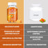 Turmeric Gummies for Adults - Extract 8:1 2000mg - Black Pepper and Ginger Supplements for Joint Support - Vegetarian Chewable Vitamins Supplement...