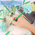 Flower Pens, 15 Pieces Valentine Artificial Rose Pens Mixed Floral Pens Gel Ink Pens Ballpoint Pen with for Birthday Party Wedding Mother Girlfrie...