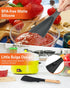 Cooking Spoon for Nonstick Cookwares, Great for Cooking and Serving Durable BPA-Free Matte Silicone, Wood Handle Spoon for Mixing, Scoop, and Scra...