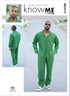 Know Me Men's Jumpsuit Sewing Pattern Kit by Norris Dánta Ford, Design Code ME2012, 34-36-38-40-42, Multicolor...