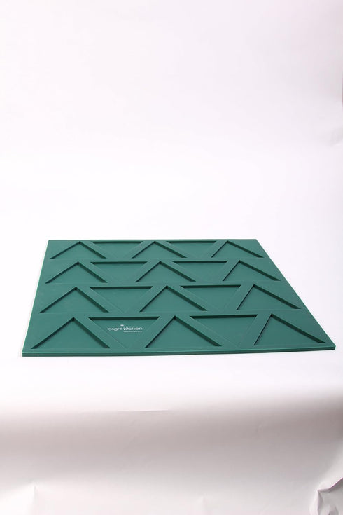 Dehydrator Triangle Chip Mold Shape Silicone Sheet Mat for Excalibur Dehydrating 14" x 14" Raw Tortilla Cracker Cookie Drying Bright Kitchen Brand...