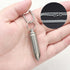 Small Pill Box Titanium Pill Fob Necklace Bullet Nitro Mini Waterproof Pill Holder Lightweight Survival Case Keychain Pill Bottle for Men & Women ...