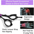 Dream Reach 7.0 inches Professional Decompressed Elastic Handle Pet Grooming Scissors Set,Straight & Chunker & 2 Curved scissors 4pcs set for Dog ...