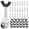 23 Set M6 Pet Carrier Fasteners, Kennel Replacement Bolts and Butterfly Nuts Dog Kennel Hardware Replacement Set for Pet Carrier Kennel...