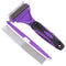 Pet Grooming Hair Removal Tools Dog Bottom Hair Rake 2 In 1 Hair Removal Brush Pad Brushes Suitable For Cats, Large Dogs, Small Dogs...
