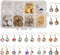 SUNNYCLUE 1 Box DIY 20 Pairs Cabochon Earrings Making Kit 40pcs Earring Bezel Earring Settings with 40pcs 12mm Clear Glass Cabochons, Earring Hook...