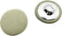 10PC 25mm Fabric Cloth Covered with Metal Shank Round Buttons, 1 Inch PT1077...