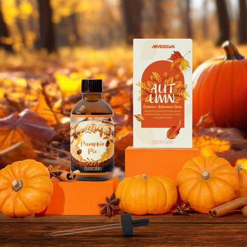 Pumpkin Pie Fragrance Oil 4 Fl Oz (120ml), ARVIDSSON Pumpkin Spice Essential Oil, Natural Pumpkin Pie Oil for Diffusers, Fall Essential Oil for Ca...