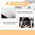 15 Inch Car Steering Wheel Cover with Anti-Slip Lining,Cute & Stylish Car Wheel Cover Car Decorations for All Seasons,PVC Leather Steering Wheel C...
