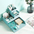 Plastic Desk Organizer Accessories, Stackable Accessory Tray, for Home or Office Use. (Blue - Accessory Tray)...