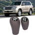 Gear Shift Knob, 5 Speed Manual Gear Shift Knob Lever Fit for 4Runner/Hilux/Land Cruiser Prado 33504-20120-C0(Brown)...