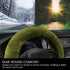 Andalus Brands Australian Sheepskin Steering Wheel Cover, Anti-Slip Universal 15 Inch Fuzzy Steering Wheel Cover Offers a Plush Velvet-Like Touch,...