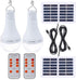 Solar Light Bulb Outdoor Rechargeable 300LM Solar Powered Light Led Bulb with Remote Timer, Lighting Sensor, 4 Lighting Mode for Chicken Coops She...