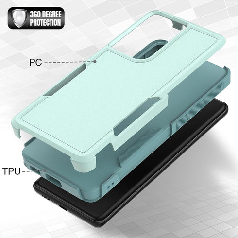 for Samsung Galaxy S24 Ultra Case: Dual Layer Protective Heavy Duty Cell Phone Cover Shockproof Rugged with Screen Protector - Military Protection...