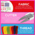 Fashhut Set of 4 Embroidery Kit for Beginners with Patterns & Complete Instructions - DIY Cross Stitch Kits for Adults with 1 Embroidery Hoop, Nee...