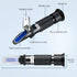 Grape Wine Refractometer Brix Alcohol Refractometer for Grape Wine Brewing Measure Sugar Content & Predict Alcohol Degree Dual Scale of 0-40% Brix...