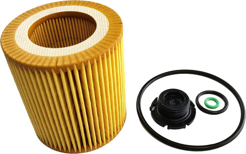 Engine Oil Filter Adapter Housing Gasket Cooler Seal Kit fit for BMW 128i 135i 323i 325xi 328i xDrive 328xi 330i 330xi 335i 335is 335xi 530i 535i ...