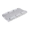 NoJo Love You to The Moon - Grey and White Elephant and Giraffe Plush Changing Pad Cover...