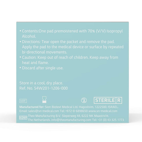 Sterile Alcohol Prep Pads, Thick Alcohol Swabs, Latex-Free Wipes Wrapped Individually, Cotton 2-Ply Swabs, for Medical & First-Aid Kits (100 Wipes...