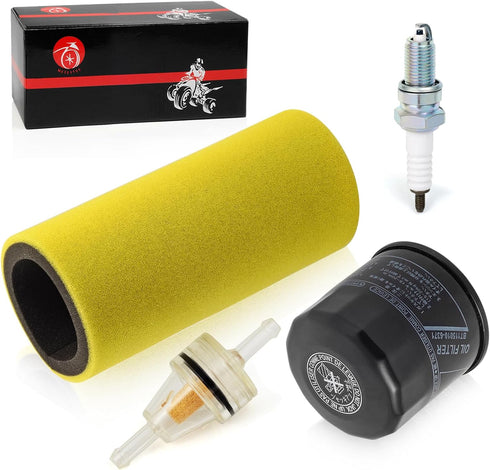 Air Filter Foam & Oil Filter & Spark Plug For Yamaha Rhino 450 YXR450 2006-2009 Rhino 660 YXR660 2004-2007 Foam Filter Is Pre-oiled...