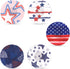 25pcs Adhesive Patch for Libre 2/3, Waterproof CGM Sensor Covers Star Independence Day Blood Sugar Monitor Adhesive Patch American Flag Sensor Sti...