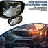 2 PCS Car Side Rearview Blind Spot Mirror, 5.7" x 2.5" 360°Adjustable Convex High-definition Wide-angle Reversing Mirror, Expanded Field of View A...