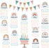 Boho Bulletin Board Decorations Set Classroom Decor Boho Rainbow Birthday Chart Bulletin Board Decorations Wall Decoration Cutouts for School Bull...