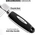Poodle Pet Dematting Fur Rake Comb Brush Tool - Dog and Cat Comb with Long 2.5 Inches Steel Safety Blades for Detangling Matted or Knotted Underco...
