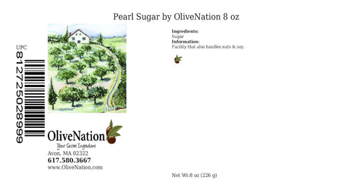 OliveNation Pearl Sugar - 8 ounces...