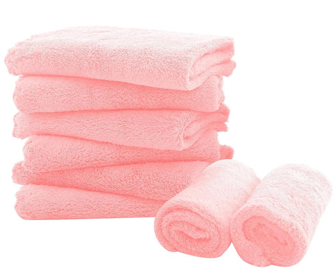 8 Pack Large Burp Cloths for Baby - 20" by 10" Ultra Absorbent Burping Cloth, Hand Washcloths, Newborn Towel - Milk Spit Up Rags - Burpy Cloths fo...