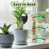 Soil Moisture Meter, 2 Pack Plant Water Meter Soil Meter Moisture Sensor Hygrometer for Indoor Outdoor Plant Care,No Battery Needed(Green + Black)...