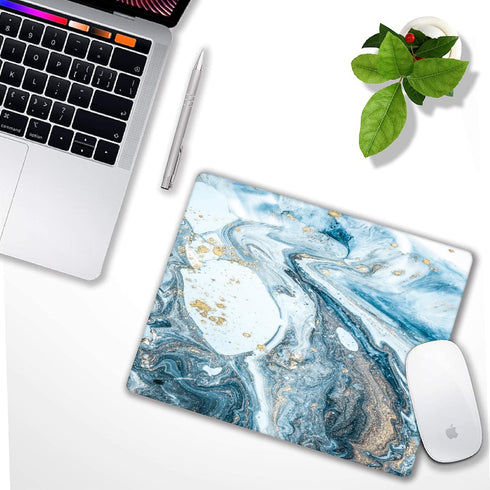 Blue and White Spiral Marble Mouse pad Customized Mousepad Non-Slip Rubber Base Mouse Pads for Computers Laptop Office Desk Accessories Mouse pad...