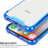 SALAWAT iPhone Xr Case, Clear Slim Anti Scratch Protective Cover with Reinforced Corners - TPU Bumper Shockproof - Blue Purple...
