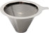 Mind Reader Pour Over Coffee Maker, Single Serve, Reusable Stainless Steel Filter, Glass, 4.76" L x 5.98" W x 6.3" H, Clear...