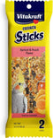 Vitakraft Crunch Sticks Cockatiel Treat - Apricot and Peach - Pet Bird Treat Toy, 3.5 oz...