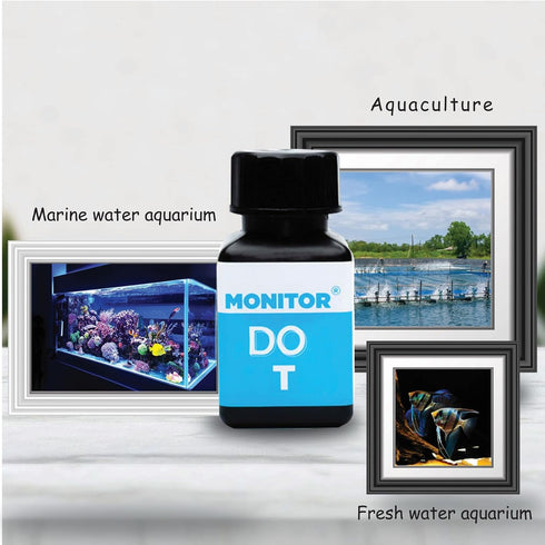 Monitor DISSOLVED Oxygen Test KIT (50 Tests) - Monitor Aquarium and aquaculture Water Quality...
