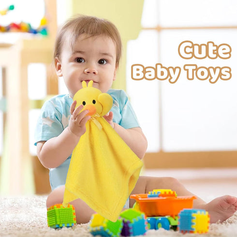 Pro Goleem Duck Security Blanket Soft Yellow Baby Lovey Unisex Lovie Baby Gifts for Newborn Toddler Snuggle Toy Stuffed Animal 16 Inch...